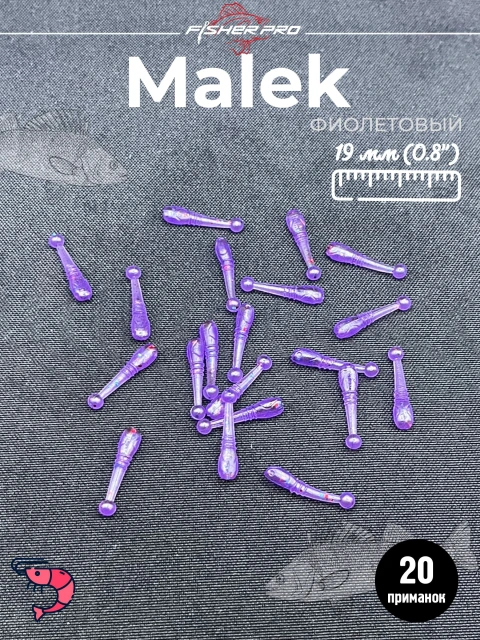 Malek 0.8" (19 мм), цвет: Фиолетовый