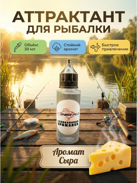 Аттрактант для приманок с ароматом сыра, 30 мл