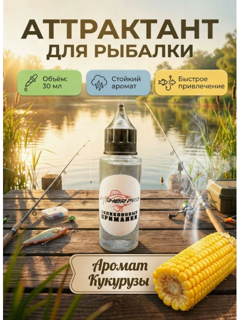 Аттрактант для приманок с ароматом Кукурузы, 30 мл