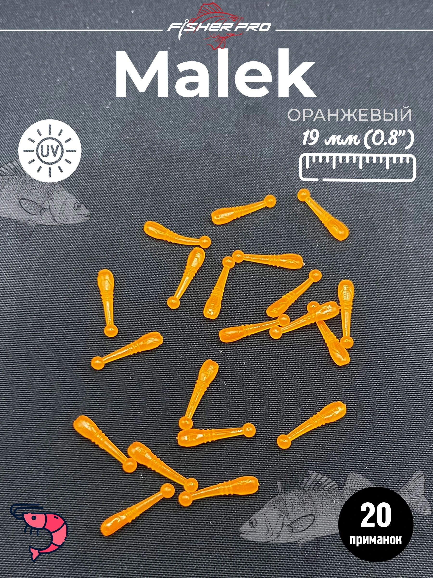 Malek 0.8" (19 мм), цвет: Оранжевый